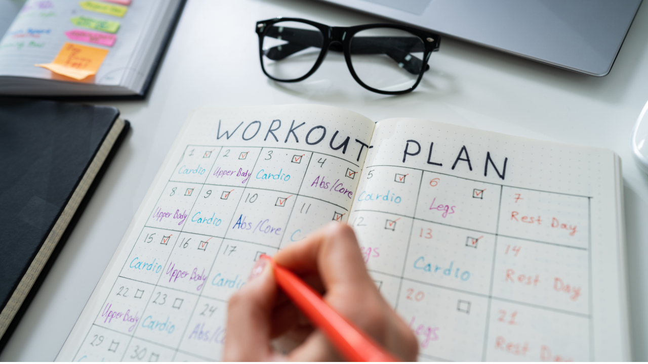 home workout plan for beginners weekly schedule